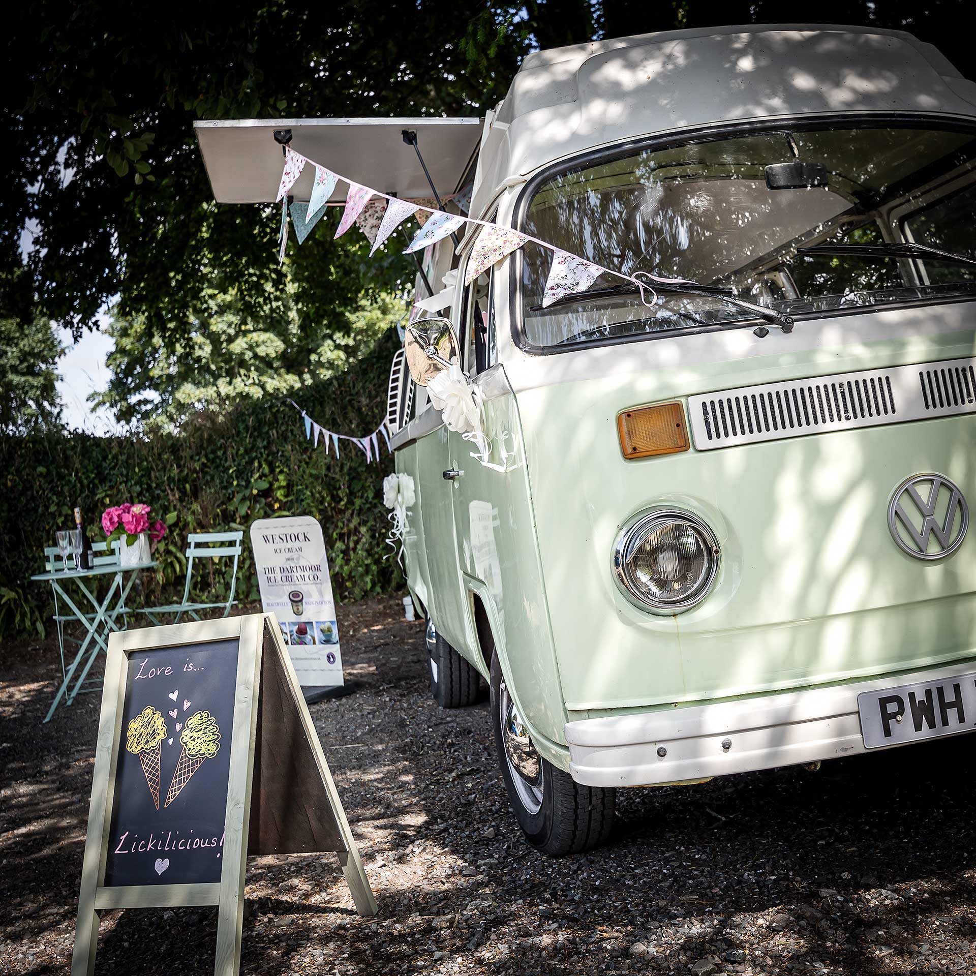 Vintage VW Camper Ice Cream Van